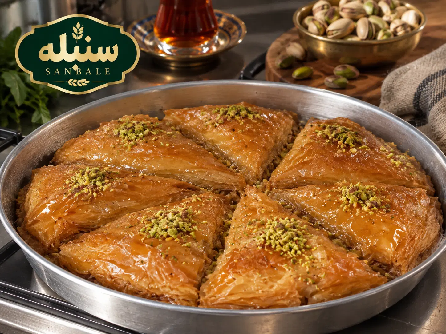باقلوا استانبولی سنبله ۱۵مدل انواع مغز عمده و خرده|خوردنی و آشامیدنی|تهران, سلیمانی|دیوار
