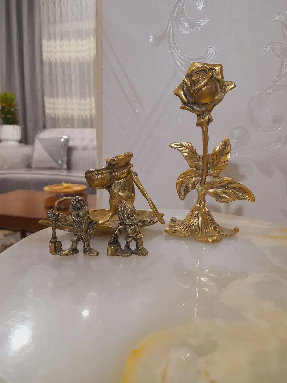 میز برنز|میز تلفن|آبیک, |دیوار