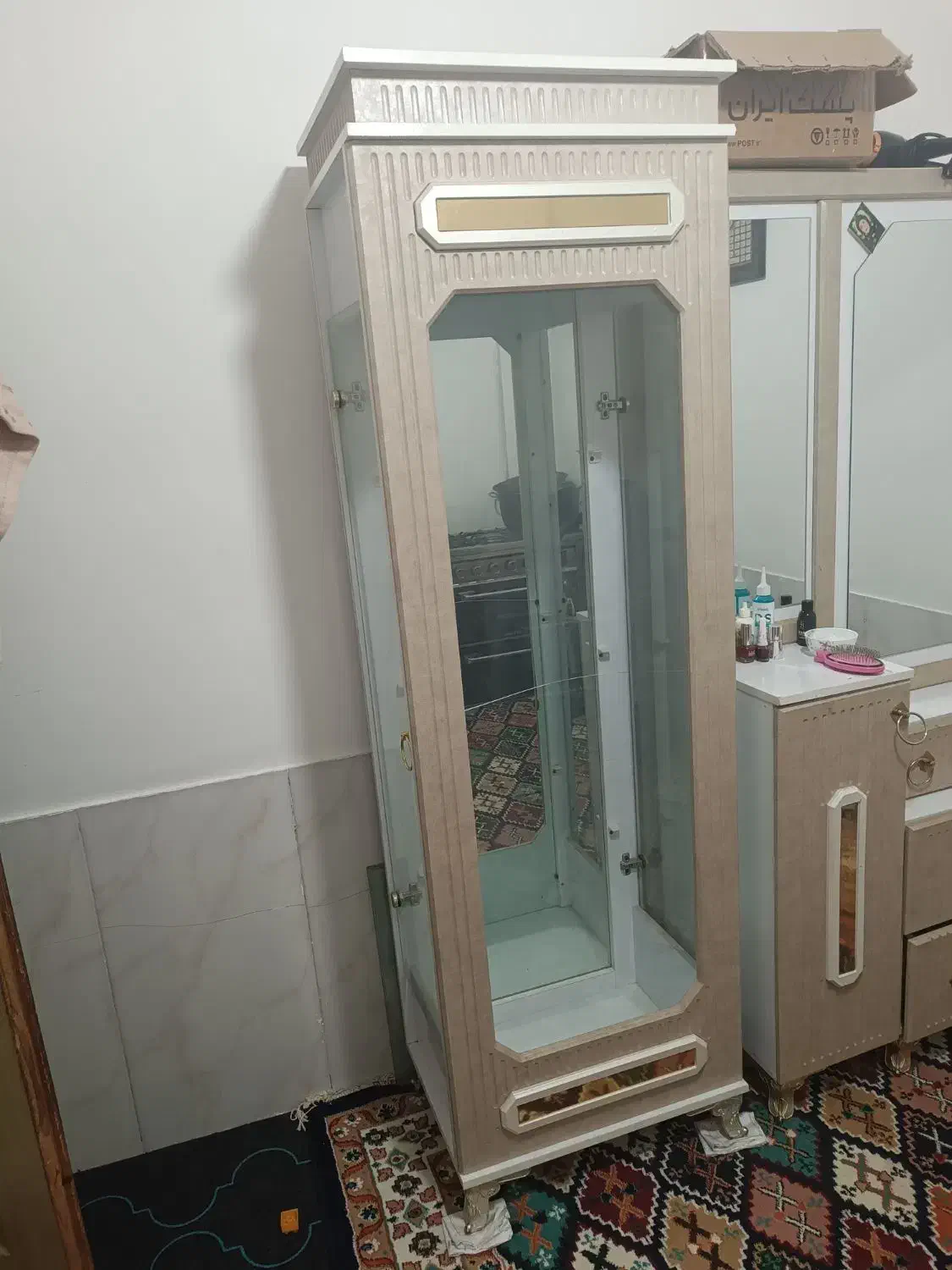 آینه دراورگنجه|جاکفشی، کمد، دراور|مشهد, پورسینا|دیوار