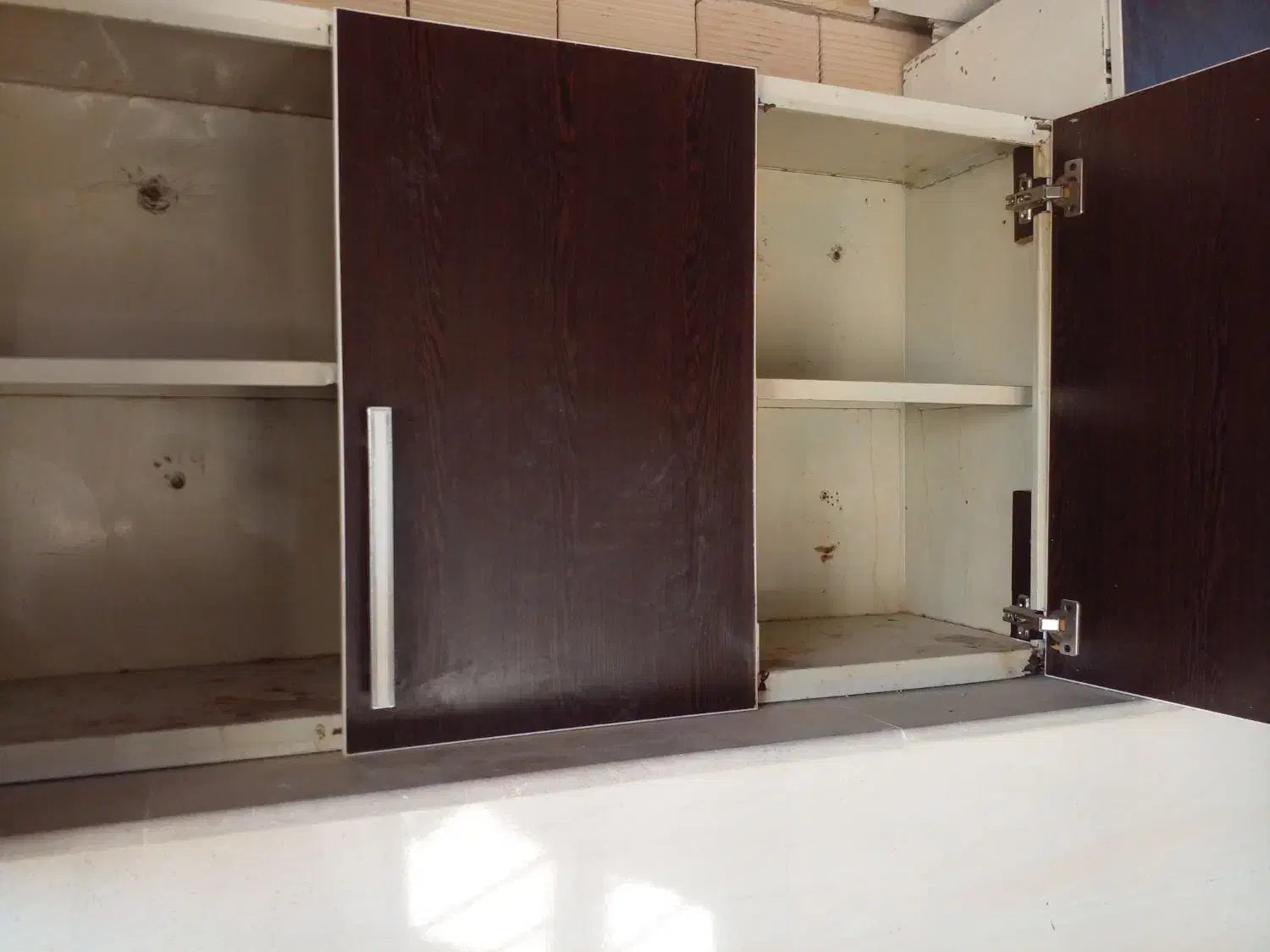 کابینت فلزی ۳در بالا وپایین دره شهر|مصالح و تجهیزات ساختمان|دره شهر, |دیوار