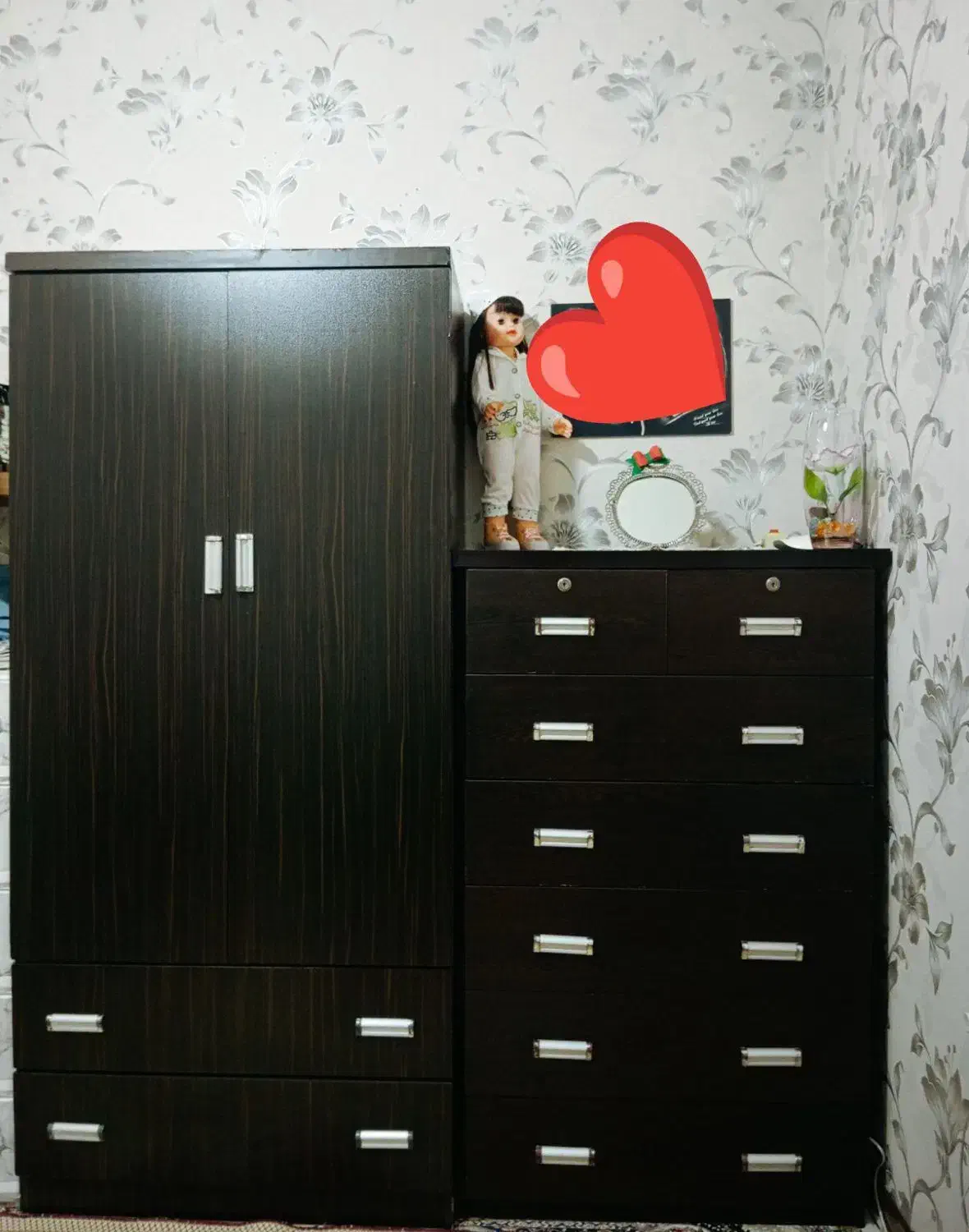 کمد و دراور|جاکفشی، کمد، دراور|هشتگرد, شهرک راه آهن|دیوار