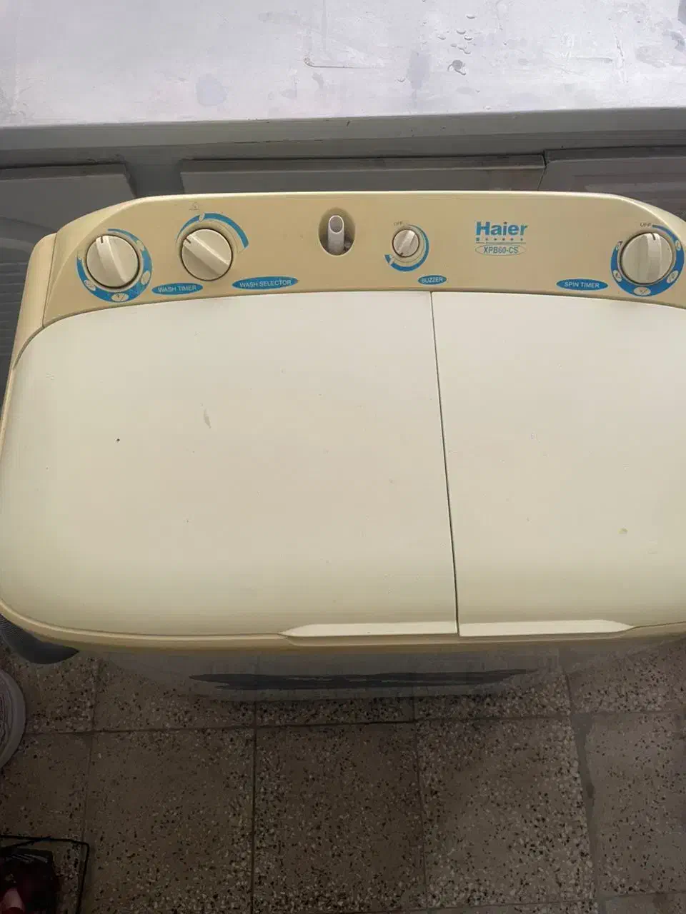 لباسشویی هایر دوقلو کارکرده کاملا سالم|ماشین لباسشویی و خشککن لباس|شیراز, عادل آباد|دیوار