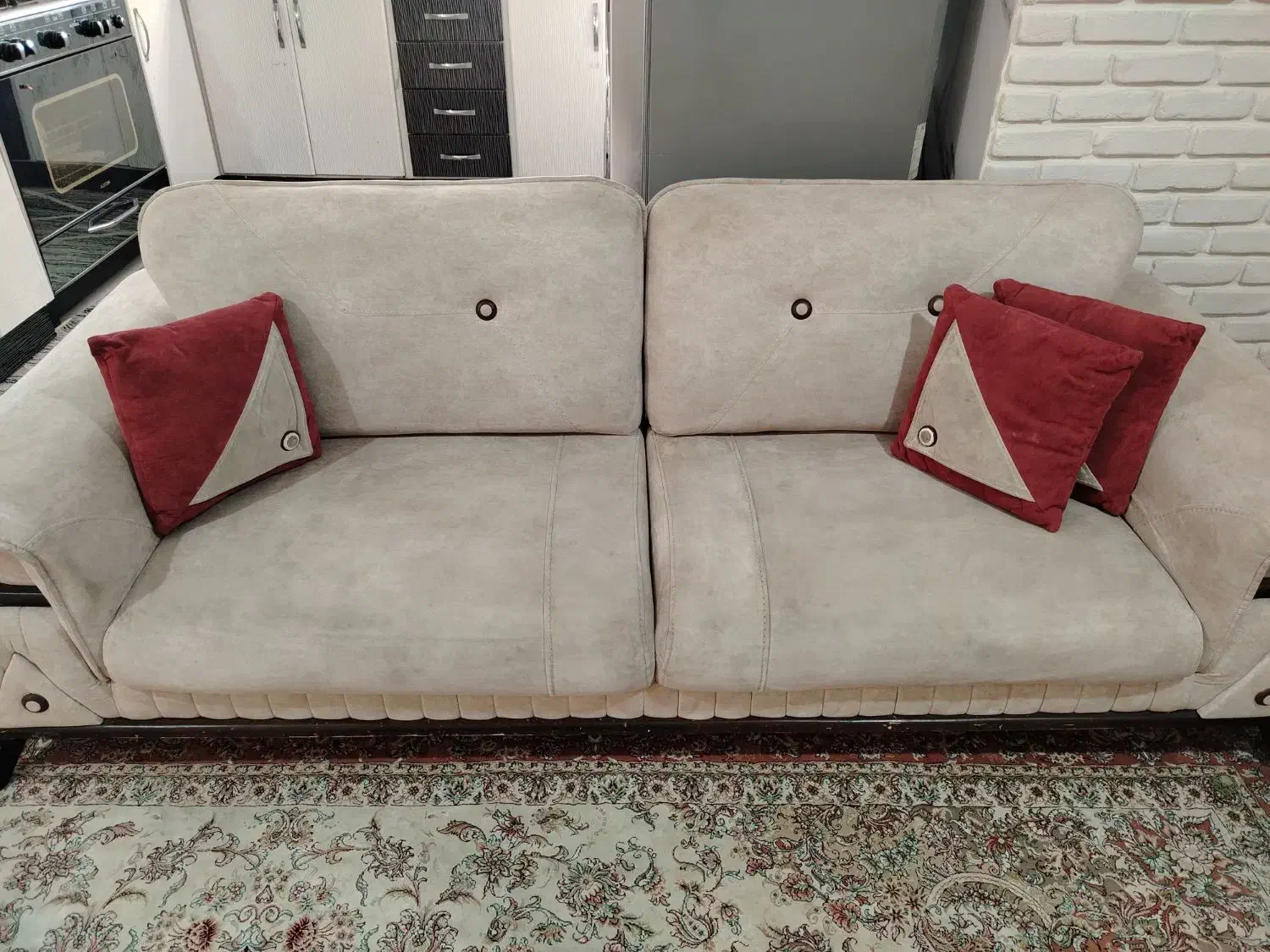 1مبل 8 نفره تخت خواب شو|مبلمان خانگی و میز عسلی|گرگان, |دیوار