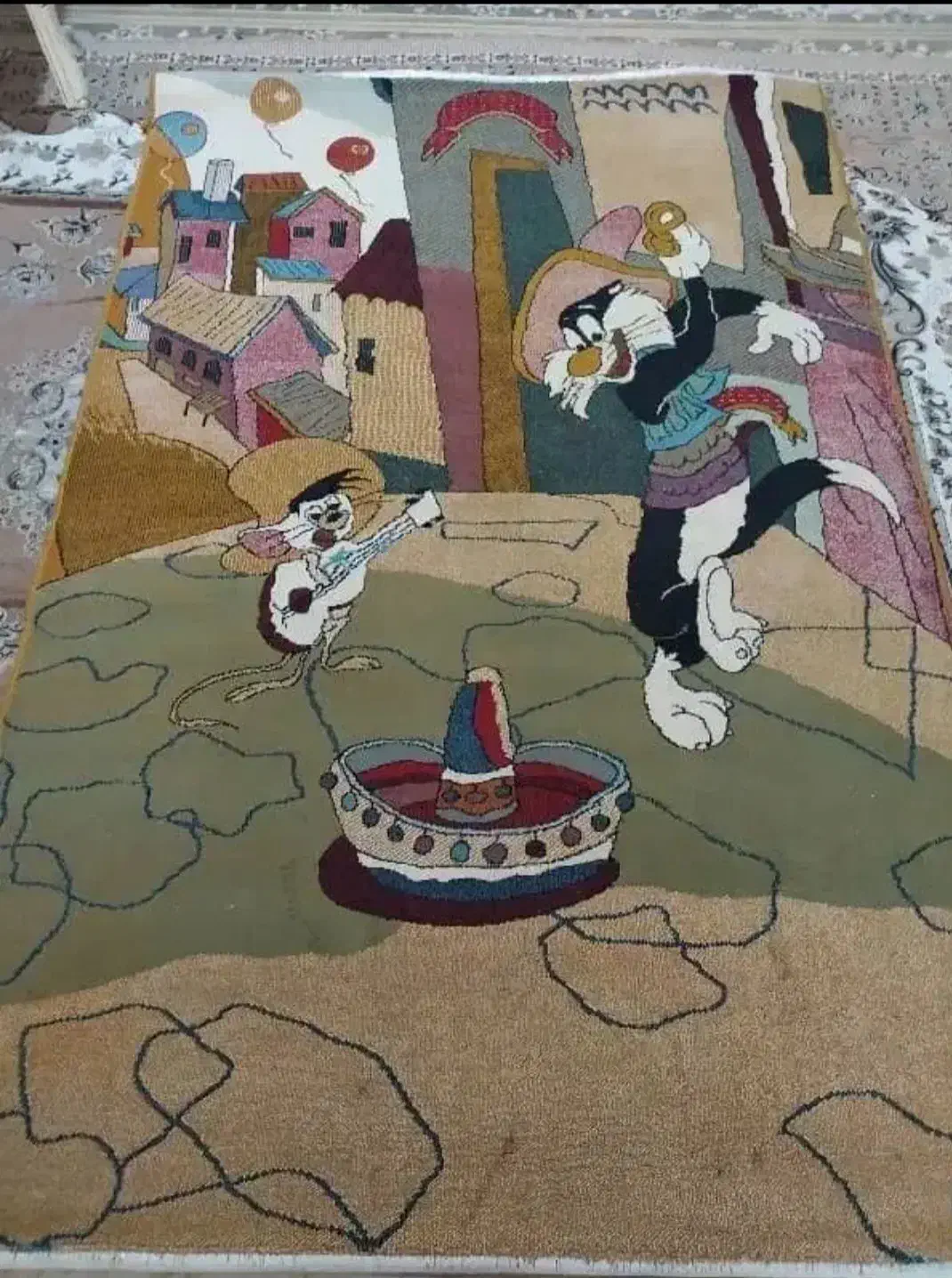 فرش ۴ متری کودک|فرش|شهریار, شهرک وائین|دیوار