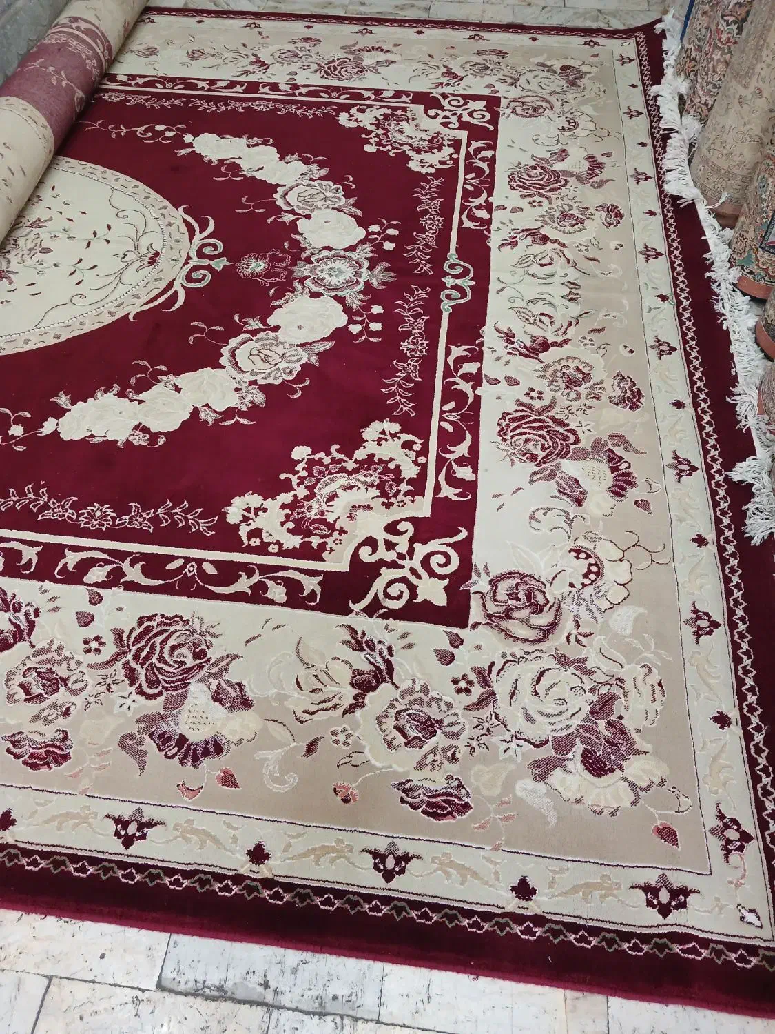 ۷تخته فرش ماشینی ۱۲متری ماشینی تک|فرش|تهران, اسفندیاری|دیوار