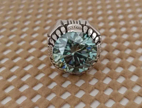 انگشتر نقره موزینایت|جواهرات|سقز, |دیوار