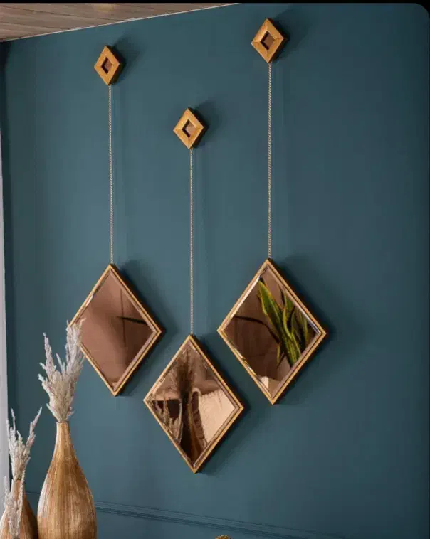 اینه سه تایی دکوراتیو|آینه|زابل, |دیوار