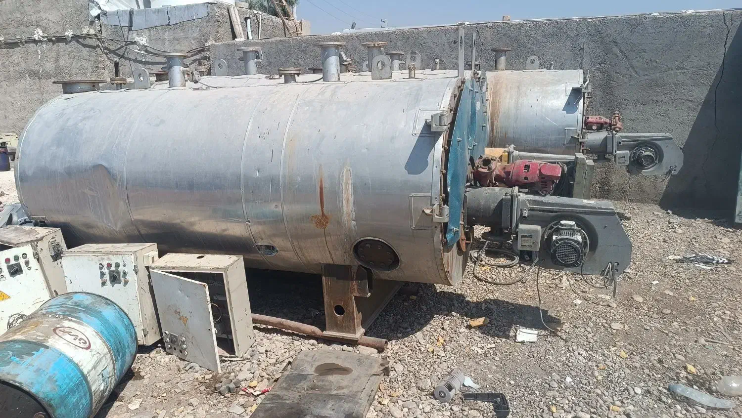 دیگ بخار|ماشین‌آلات صنعتی|شیراز, گچی|دیوار