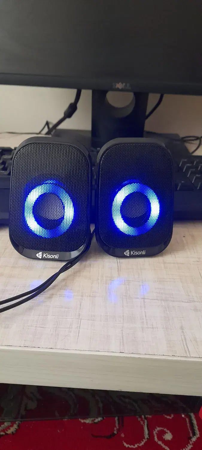 اسپیکر پرقدرت برند kisonli مدل x7 RGB|قطعات و لوازم جانبی رایانه|تبریز, |دیوار