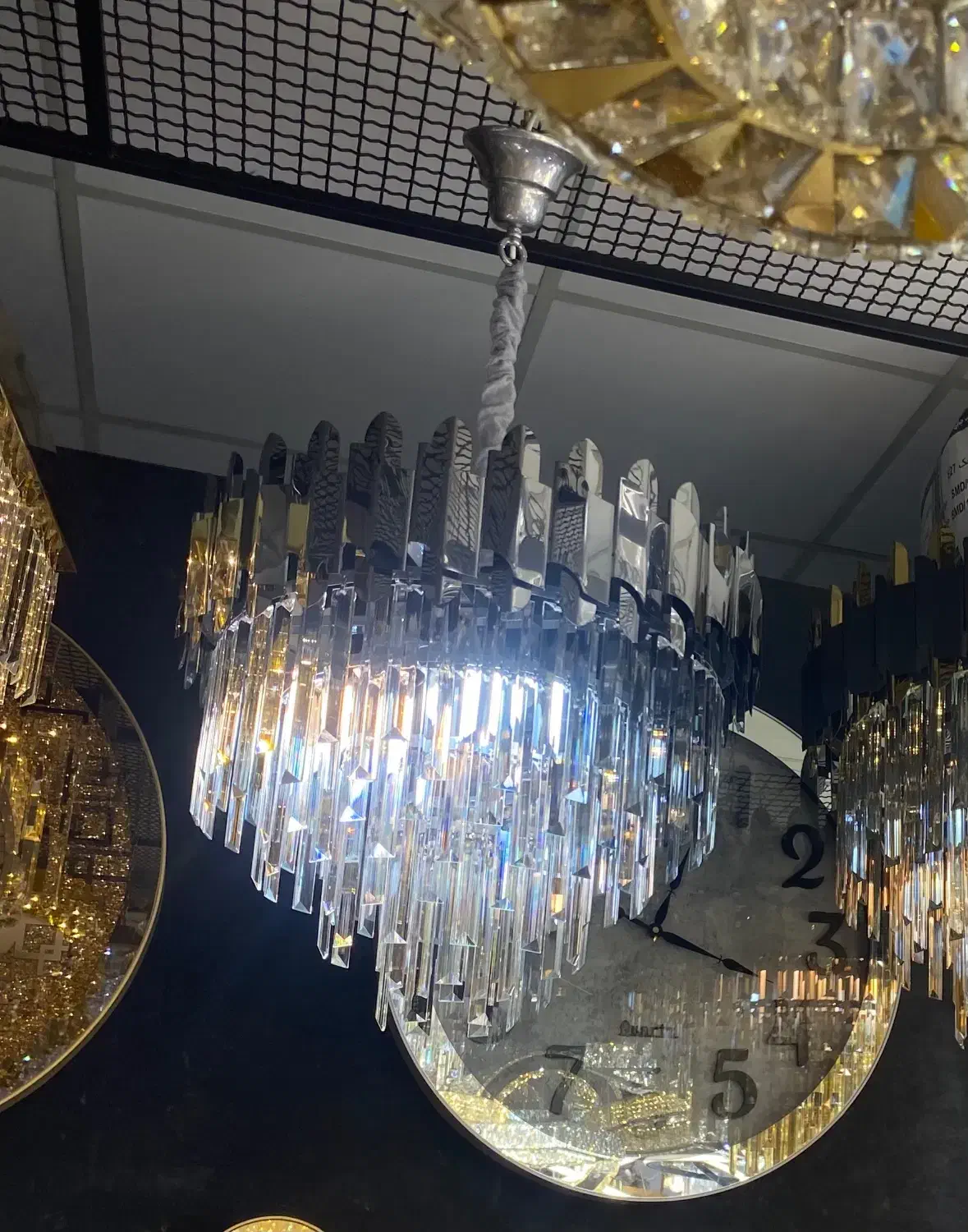 ۲ عدد لوستر کریستالی ۱۰ شاخه|لوستر و چراغ آویز|ارومیه, |دیوار