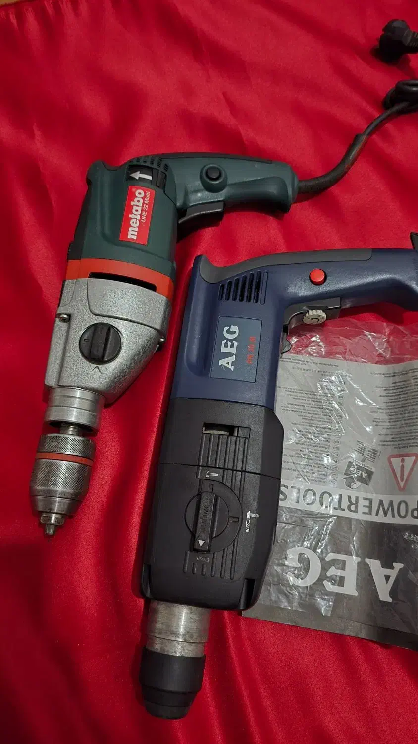 دو عدد دریل AEG اطلس کپکو و متابو فول آلمان|ابزارآلات|تهران, فلاح|دیوار