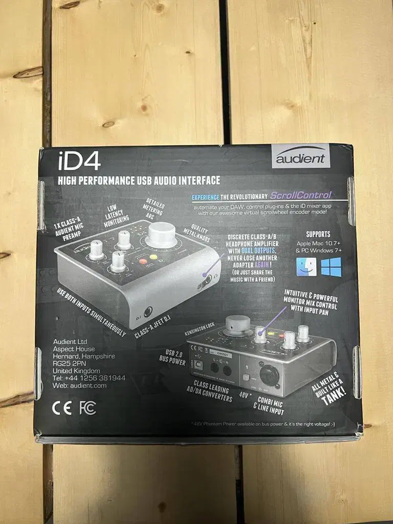 کارت صدا Audient iD4|آلات موسیقی|رویان, |دیوار