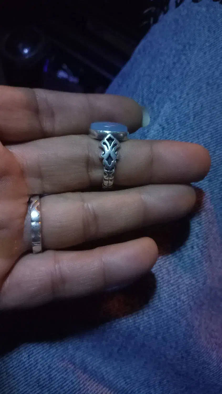 انگشترنقره عقیق سوسنی|جواهرات|قم, ولیعصر|دیوار