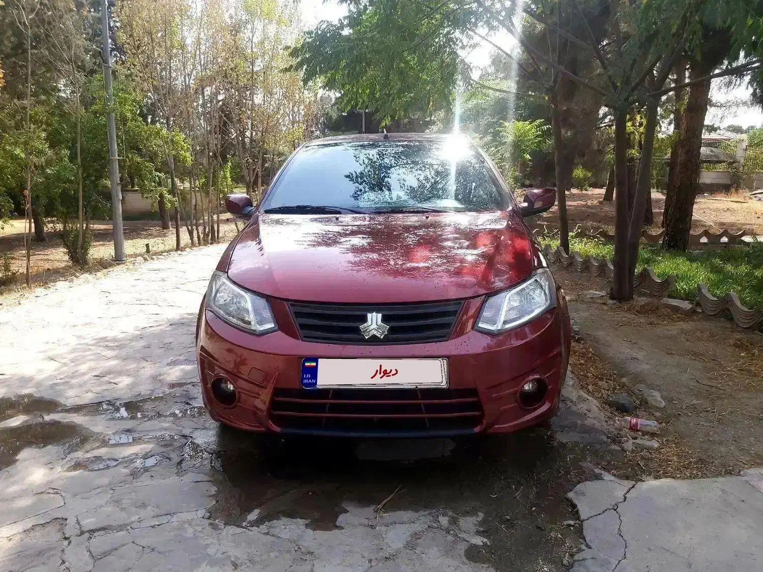 ساینا EX مدل ۱۳۹۸ آلبالویی، شاسی سالم|خودرو سواری و وانت|مشگین شهر, |دیوار