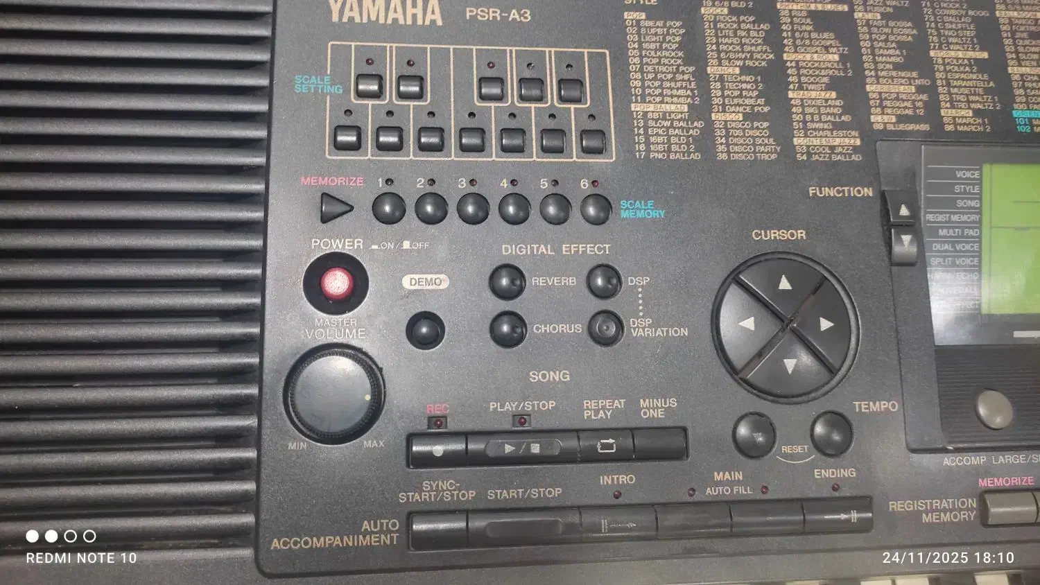 اورگ یاماها مدلa3و. سونیک و کاسیو|پیانو، کیبورد، آکاردئون|نورآباد, |دیوار