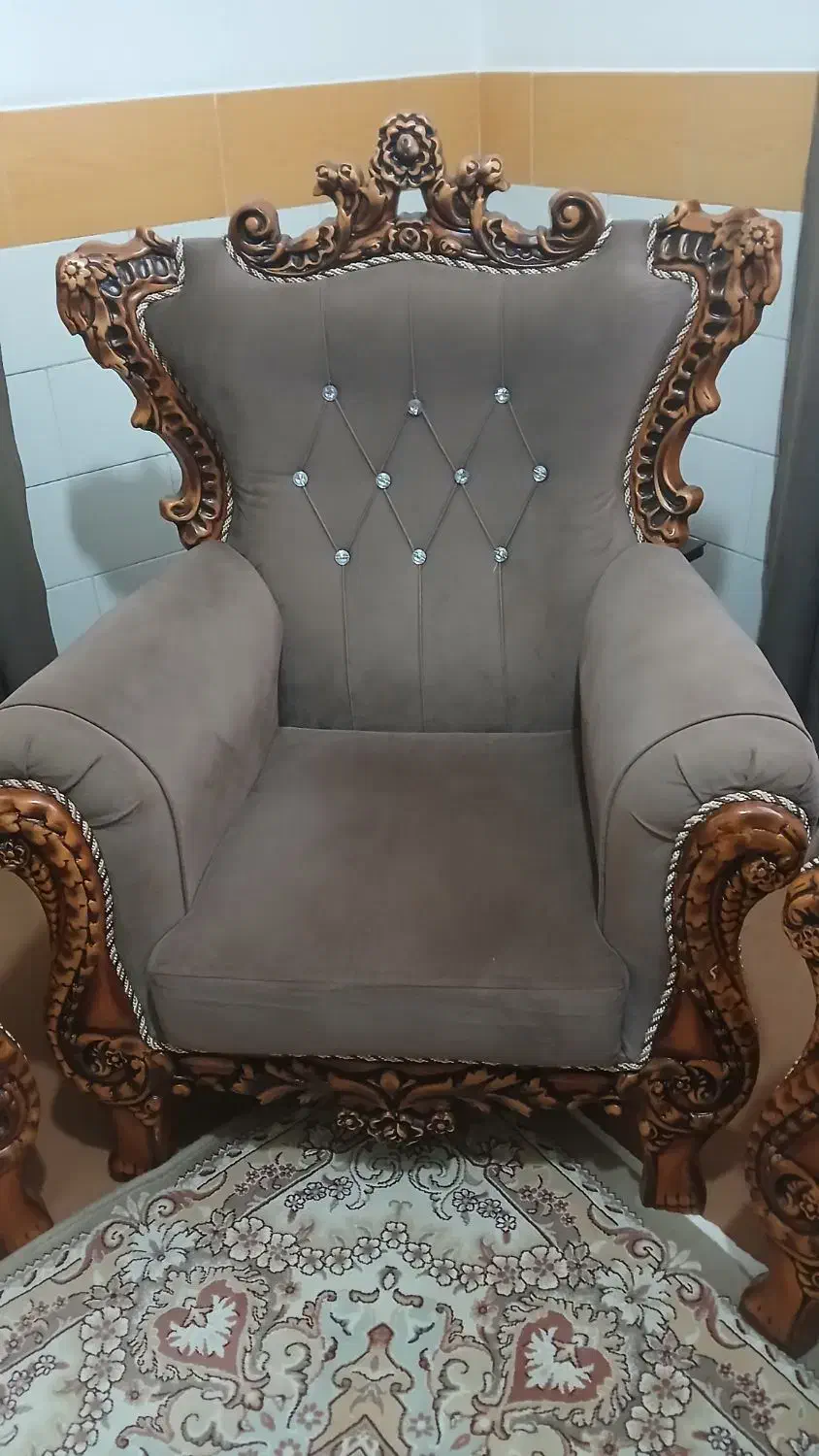 مبل راحتی ۷ نفره|مبلمان خانگی و میز عسلی|مهاجران, |دیوار