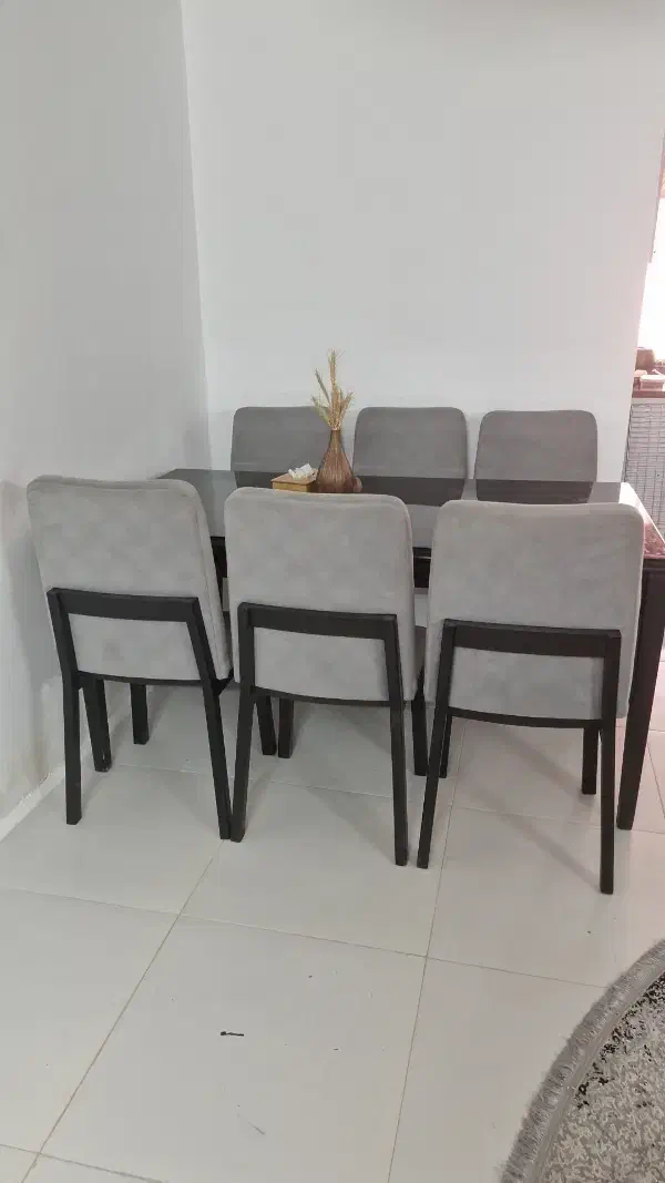 میز ناهار خوری ۶ نفره|میز و صندلی غذاخوری|مشهد, دانشجو|دیوار