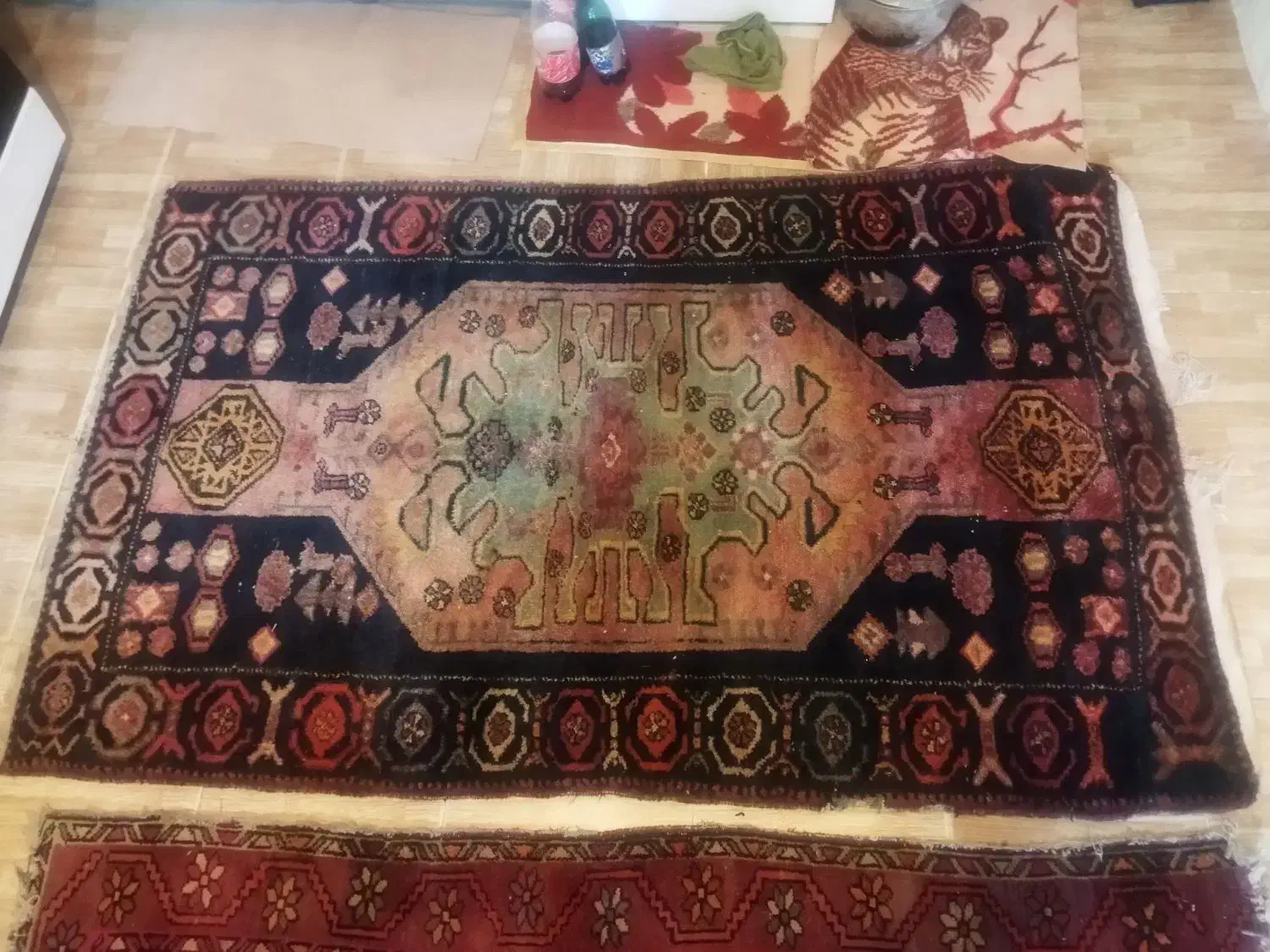 قالیچه قدیمی|فرش|گهواره, |دیوار