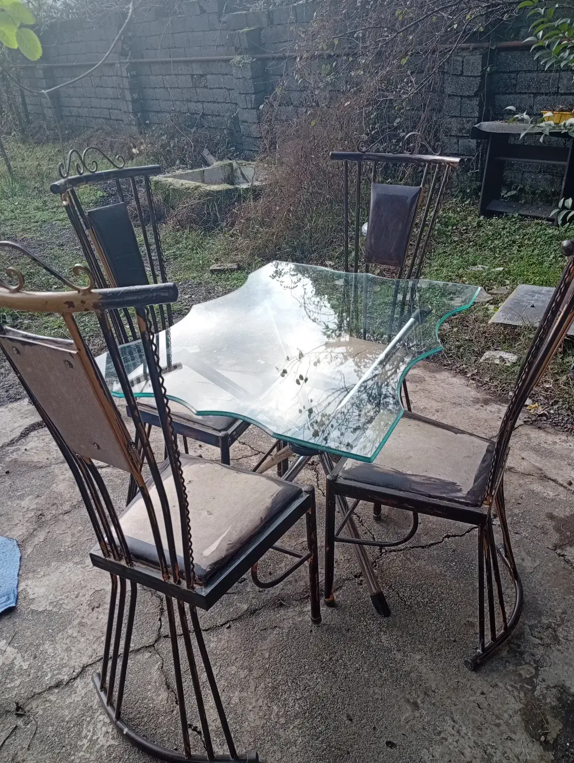 صندلی توباغی ۴نفره|میز و صندلی غذاخوری|آستارا, |دیوار