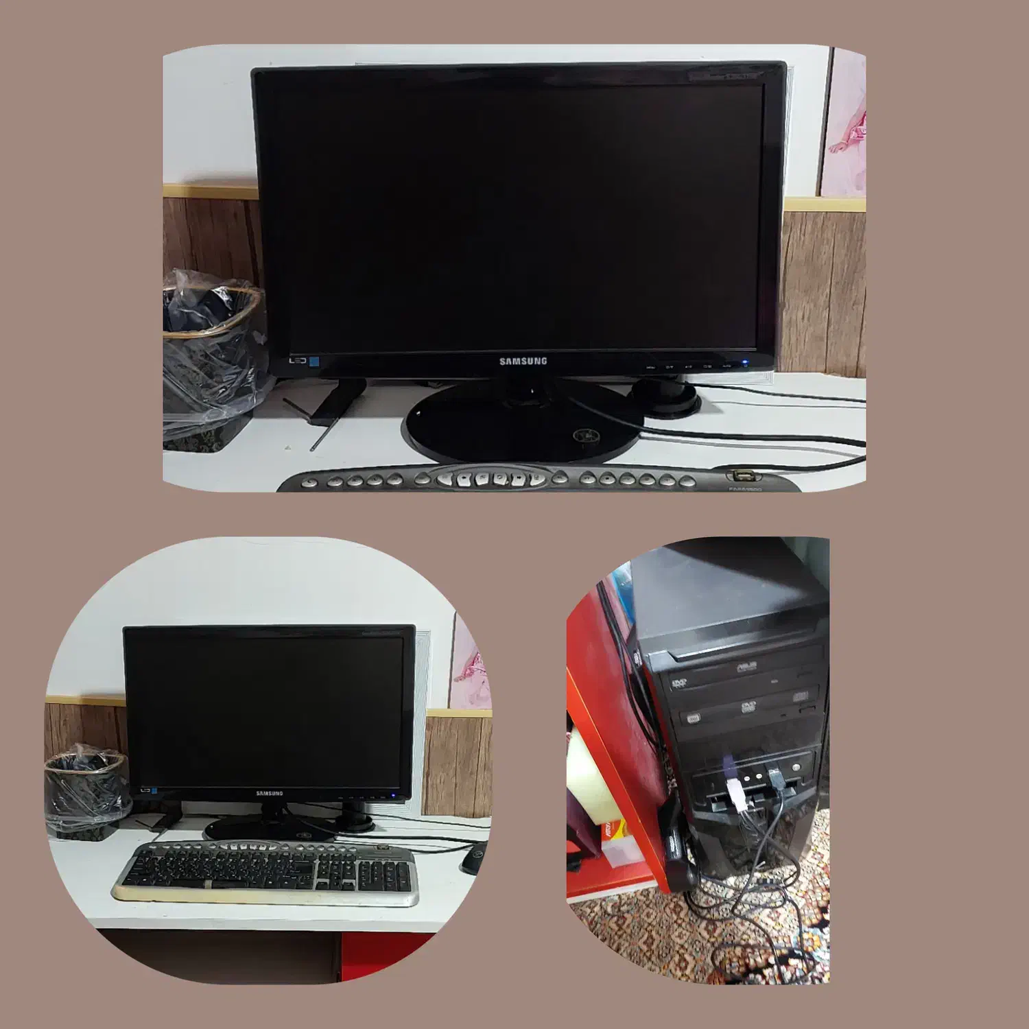 کامپیوتر|رایانه رومیزی|سورک, |دیوار