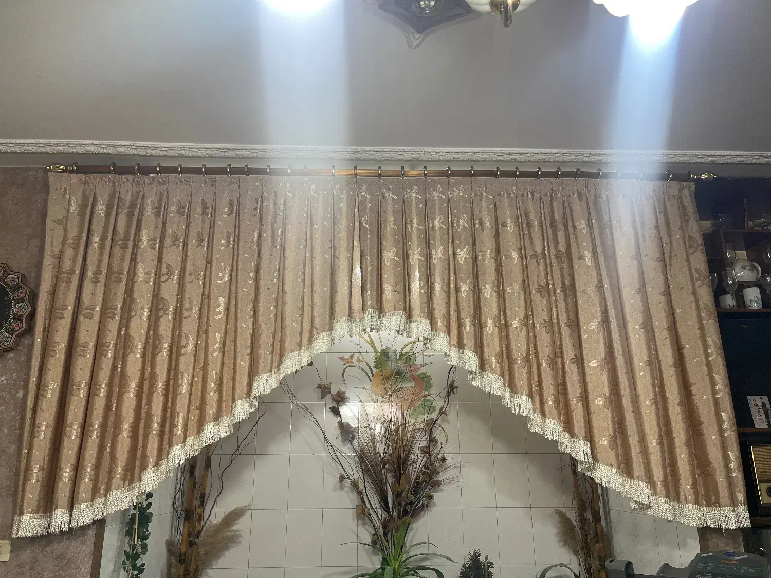 پرده|پرده، رانر، رومیزی|شیراز, شاه قلی بیگی|دیوار