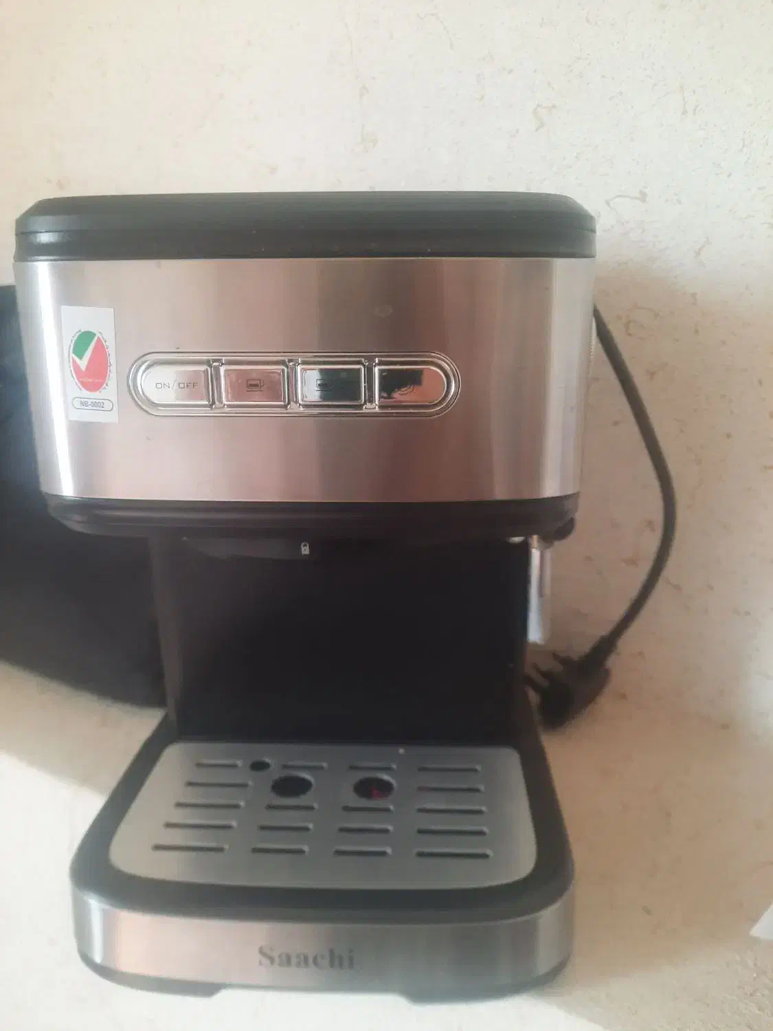 دستگاه قهوه ساز خانگی ساچی ۲۰ بار|سماور، چای‌ساز، قهوه‌ساز|جاسک, |دیوار