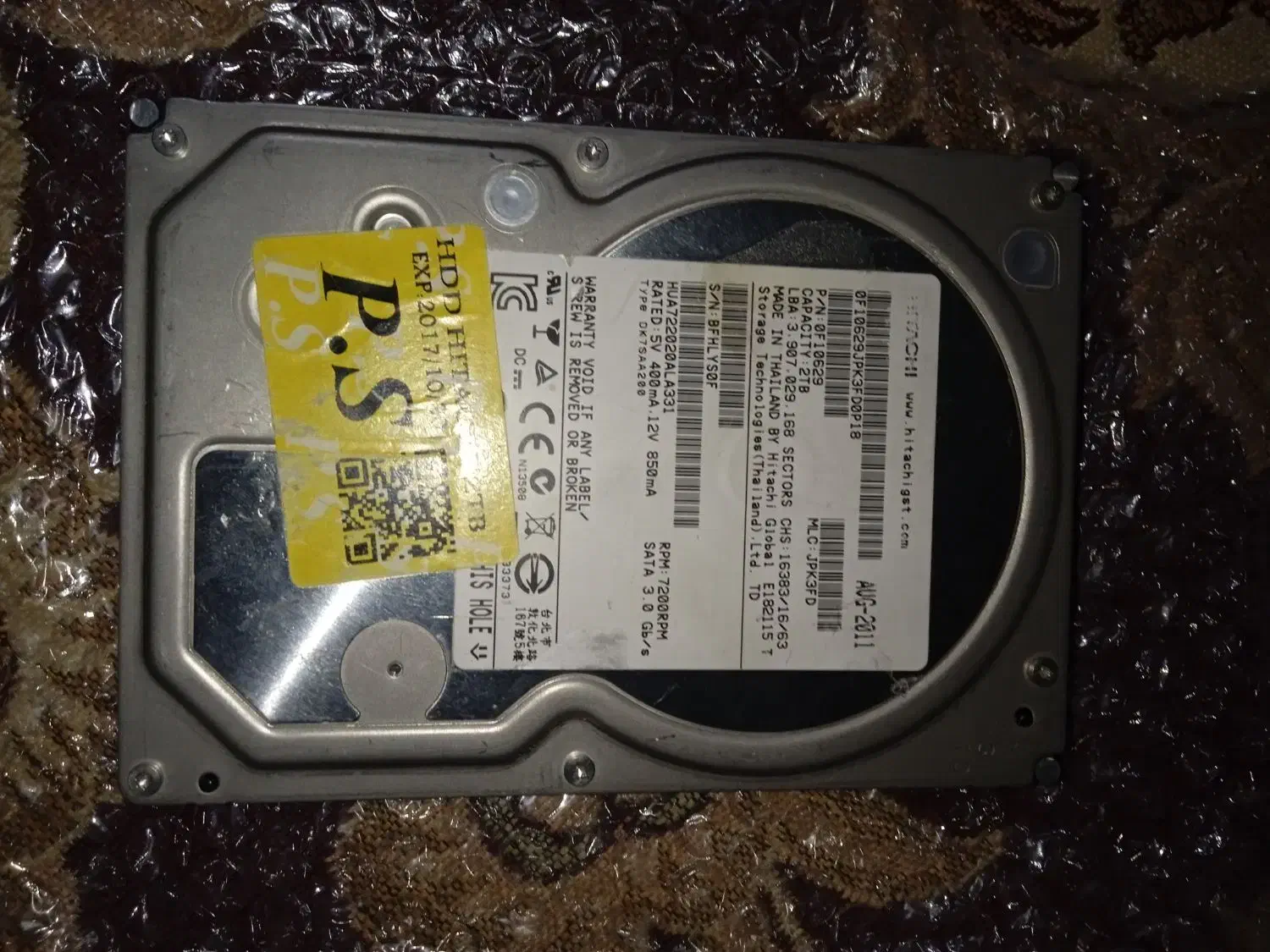 هارد هیتاچی دو ترا نو|قطعات و لوازم جانبی رایانه|چهاردانگه (تهران), |دیوار