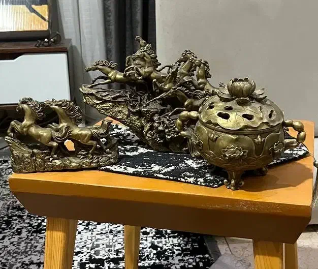 مجسمه برنز عتیقه سنگین|کلکسیون اشیاء عتیقه|تهران, قیطریه|دیوار