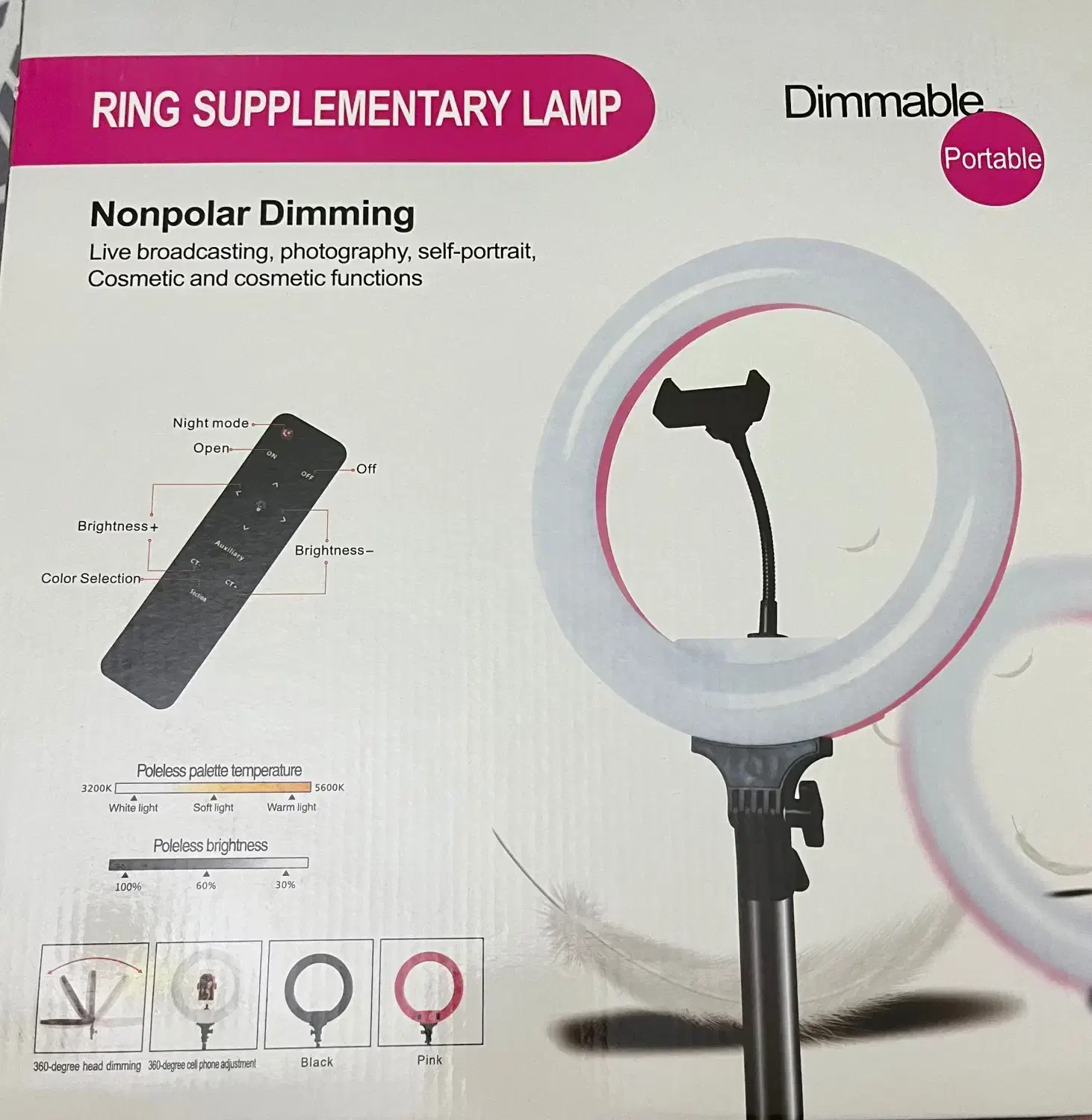 رینگ لایت dimmable|دوربین عکاسی و فیلم‌برداری|شیراز, شاه قلی بیگی|دیوار