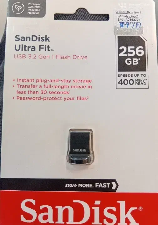 فلش san disk ultra fit 256 gb|لوازم جانبی موبایل و تبلت|تهران, ایرانشهر|دیوار