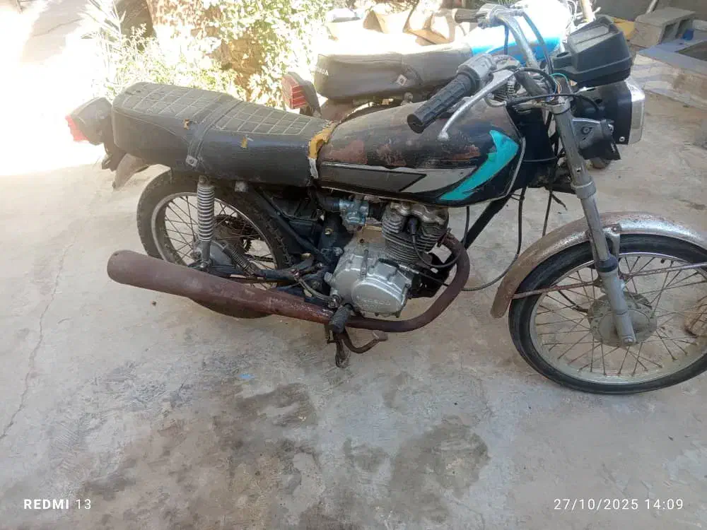 موتور مزایده فقط ده و پونصد کاکی|موتورسیکلت|کاکی, |دیوار