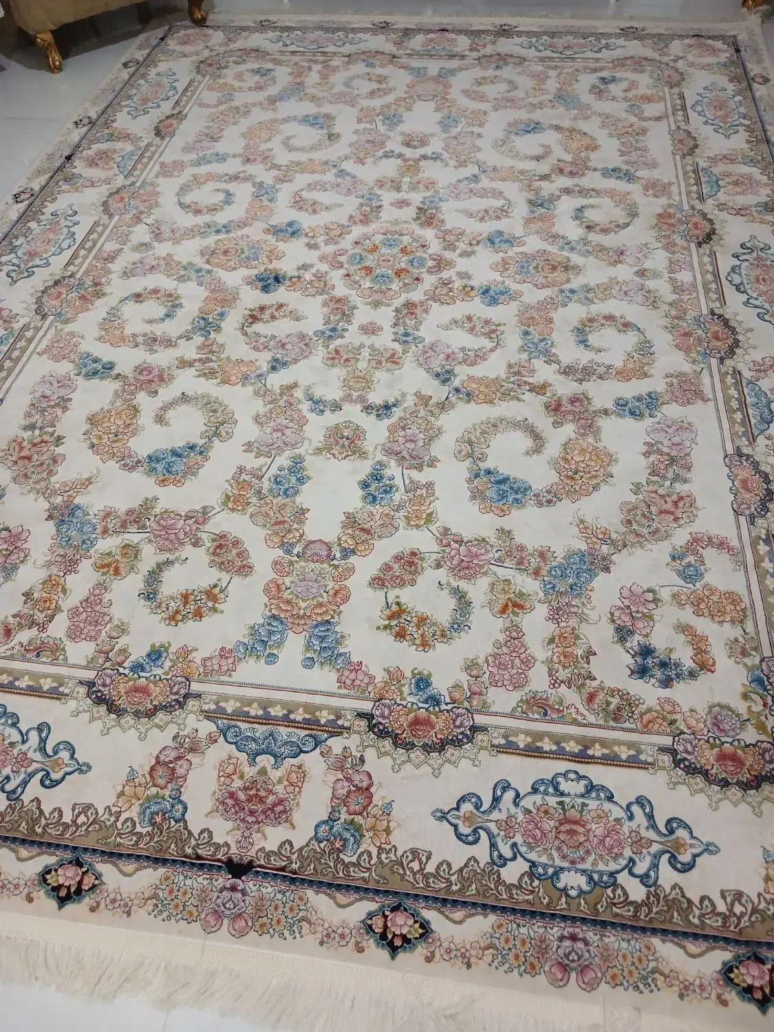 سلام یک جفت فرش  ۹متری. ۱۲۰۰شانه تبریز|فرش|مشهد, خواجه ربیع|دیوار