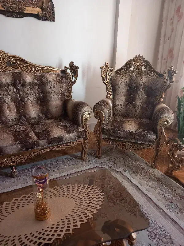 مبل در حد نو|مبلمان خانگی و میز عسلی|بوئین زهرا, |دیوار