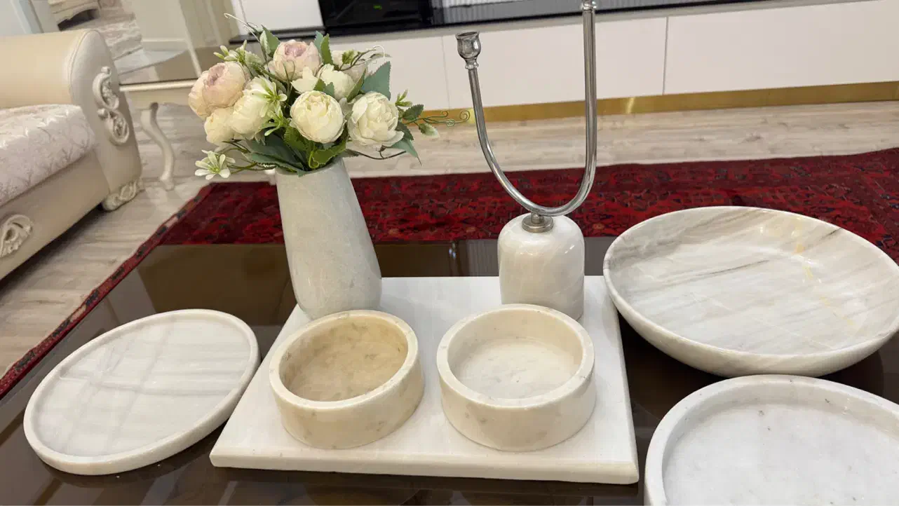 ظروف پذیرایی سنگی|ظروف سرو و پذیرایی|گرمدره, |دیوار