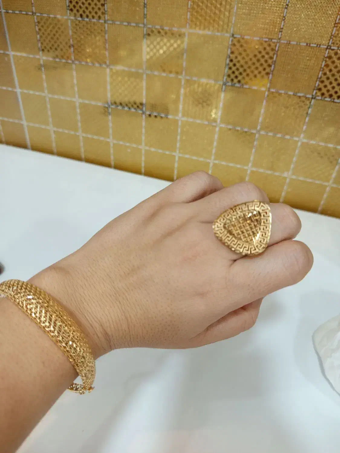 ست دستبند و انگشتر|جواهرات|برازجان, |دیوار