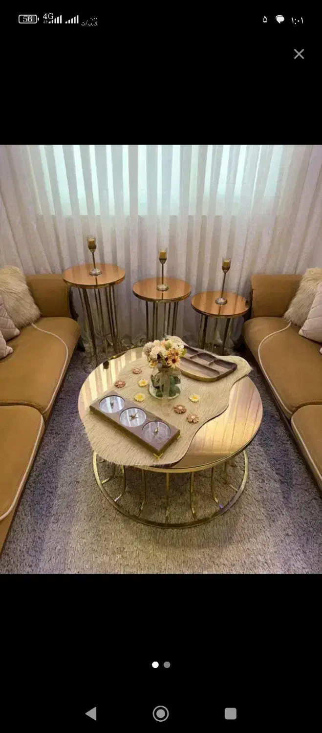 میز عسلی 4تیکه|مبلمان خانگی و میز عسلی|مراغه, |دیوار