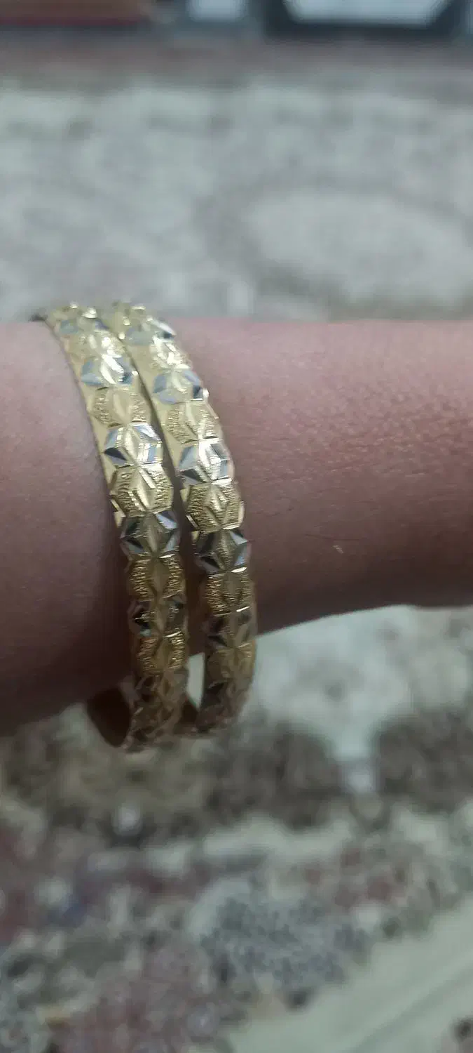 یک جفت النگو دامنه سایز ۱|جواهرات|نورآباد ممسنی, |دیوار