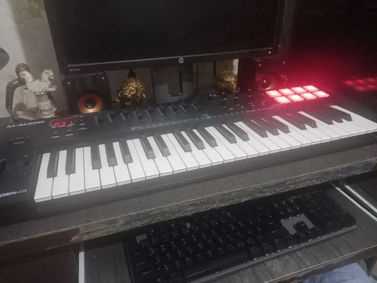 Midi Controller M-Audio Oxygen49|پیانو، کیبورد، آکاردئون|اصفهان, خواجه عمید|دیوار