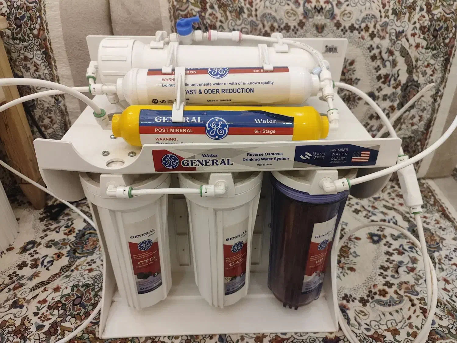 دستگاه تصفیه آب تایوانی ۶ مرحله ای|آبسردکن و تصفیه آب|اصفهان, برزان|دیوار