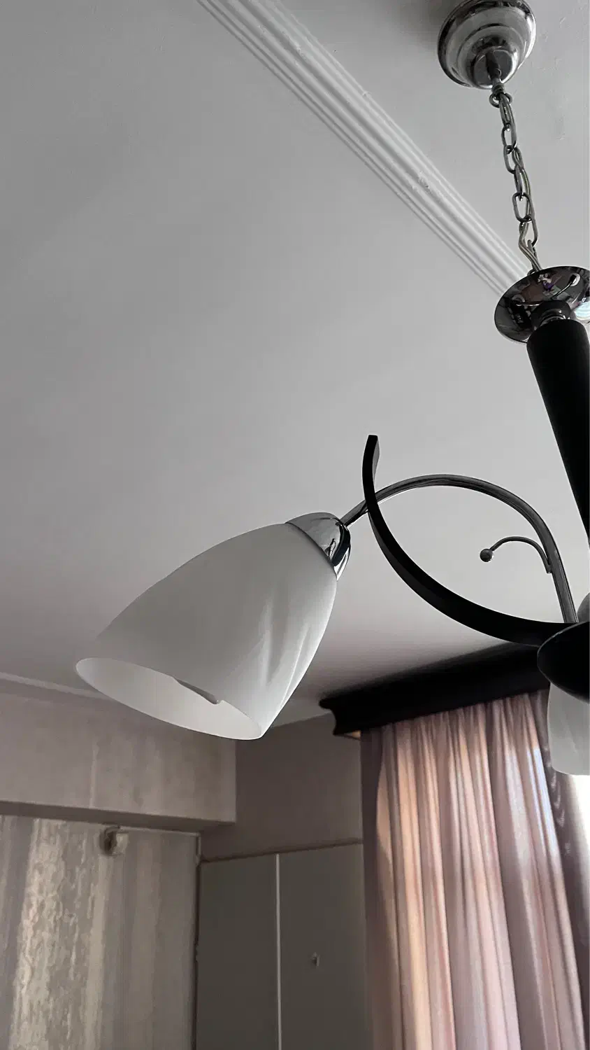 لوستر سه شاخه دوعدد|لوستر و چراغ آویز|کرمان, |دیوار