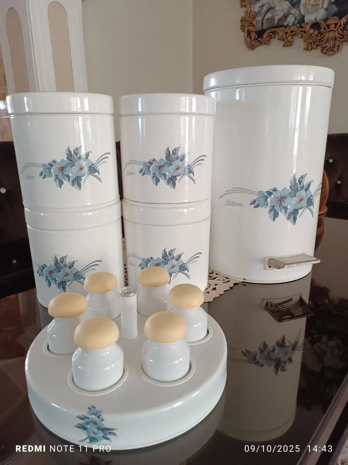 فربرقی،ظرف حبوبات،سطل آشغال وجا ادویه|اجاق گاز و لوازم برقی پخت‌وپز|تبریز, |دیوار