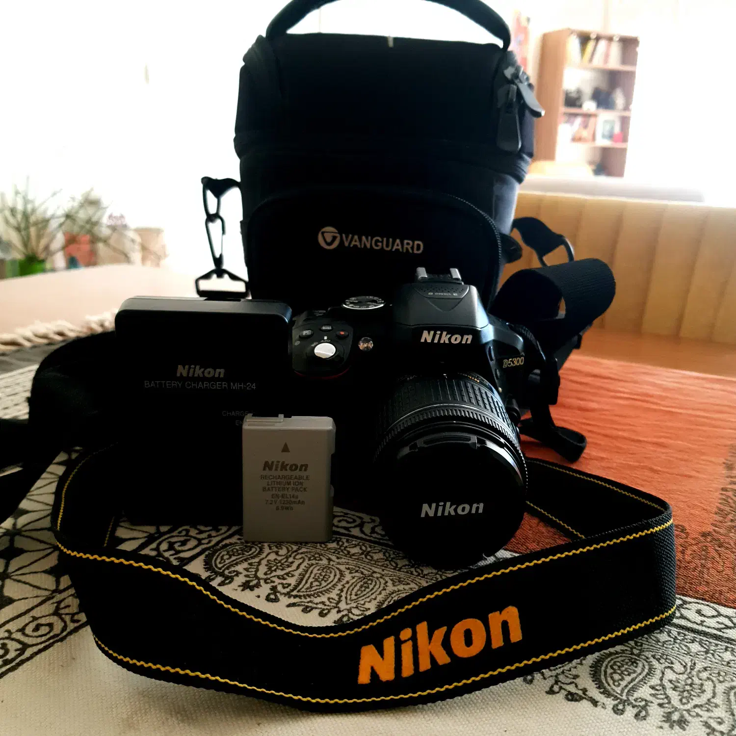 فروش دوربین عکاسی nikon D5300 همراه با انز55 mm|دوربین عکاسی و فیلم‌برداری|تهران, خواجه نصیر طوسی|دیوار