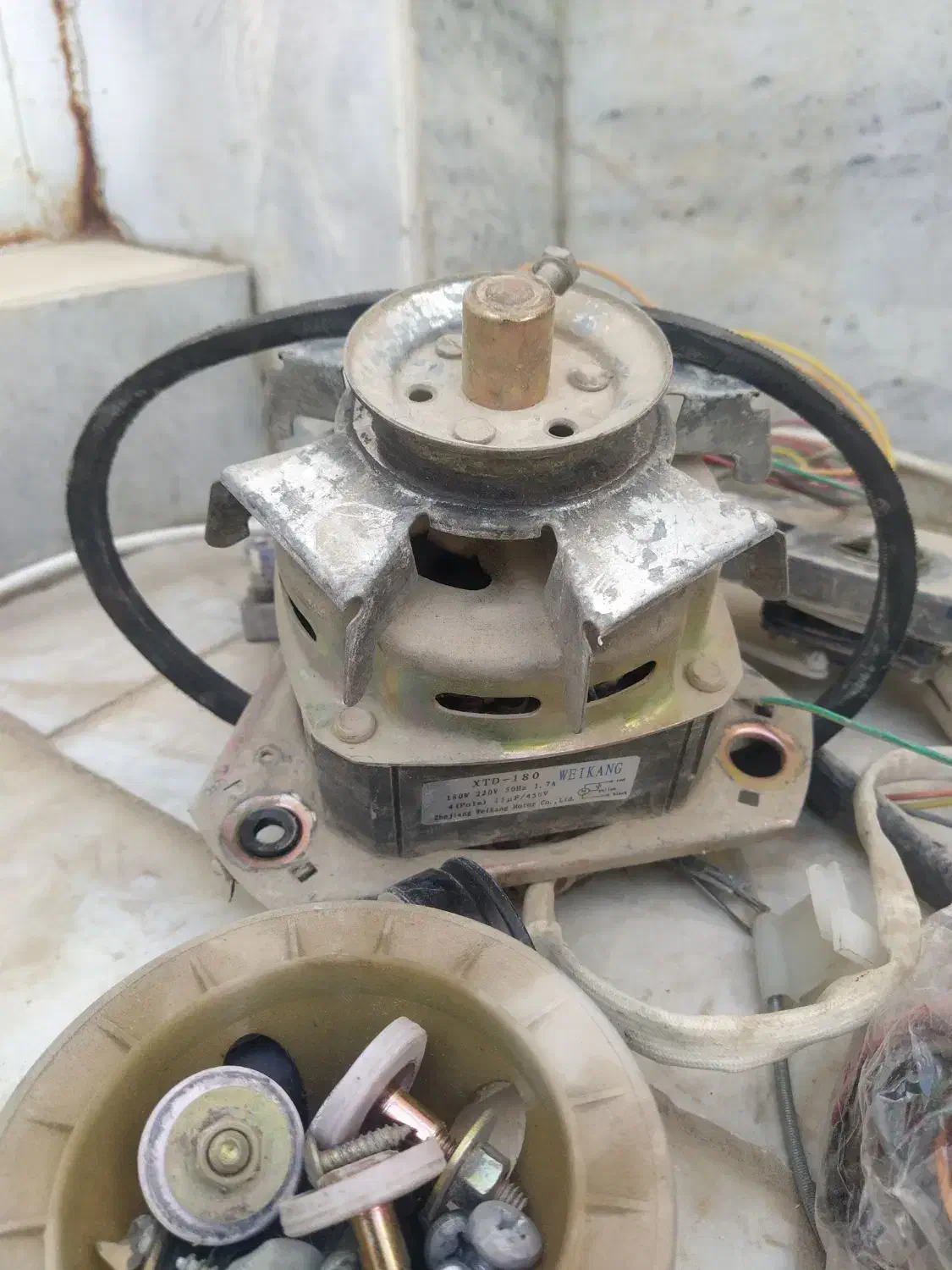 موتور لباس شویی امرسان با تمام متعلقات|ماشین لباسشویی و خشککن لباس|سراوان, |دیوار