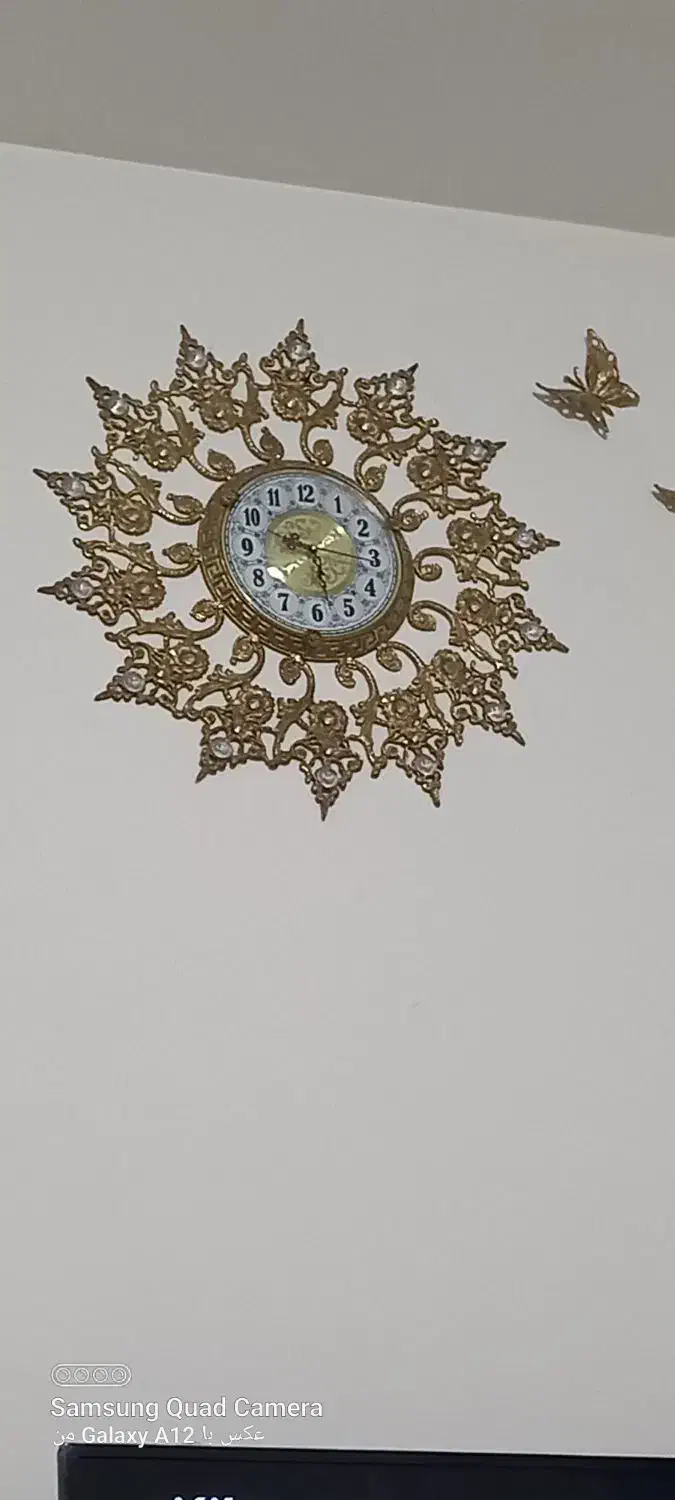 ساعت برنجی سایز بزرگ|ساعت دیواری و تزئینی|شهریار, شهرک امیریه|دیوار