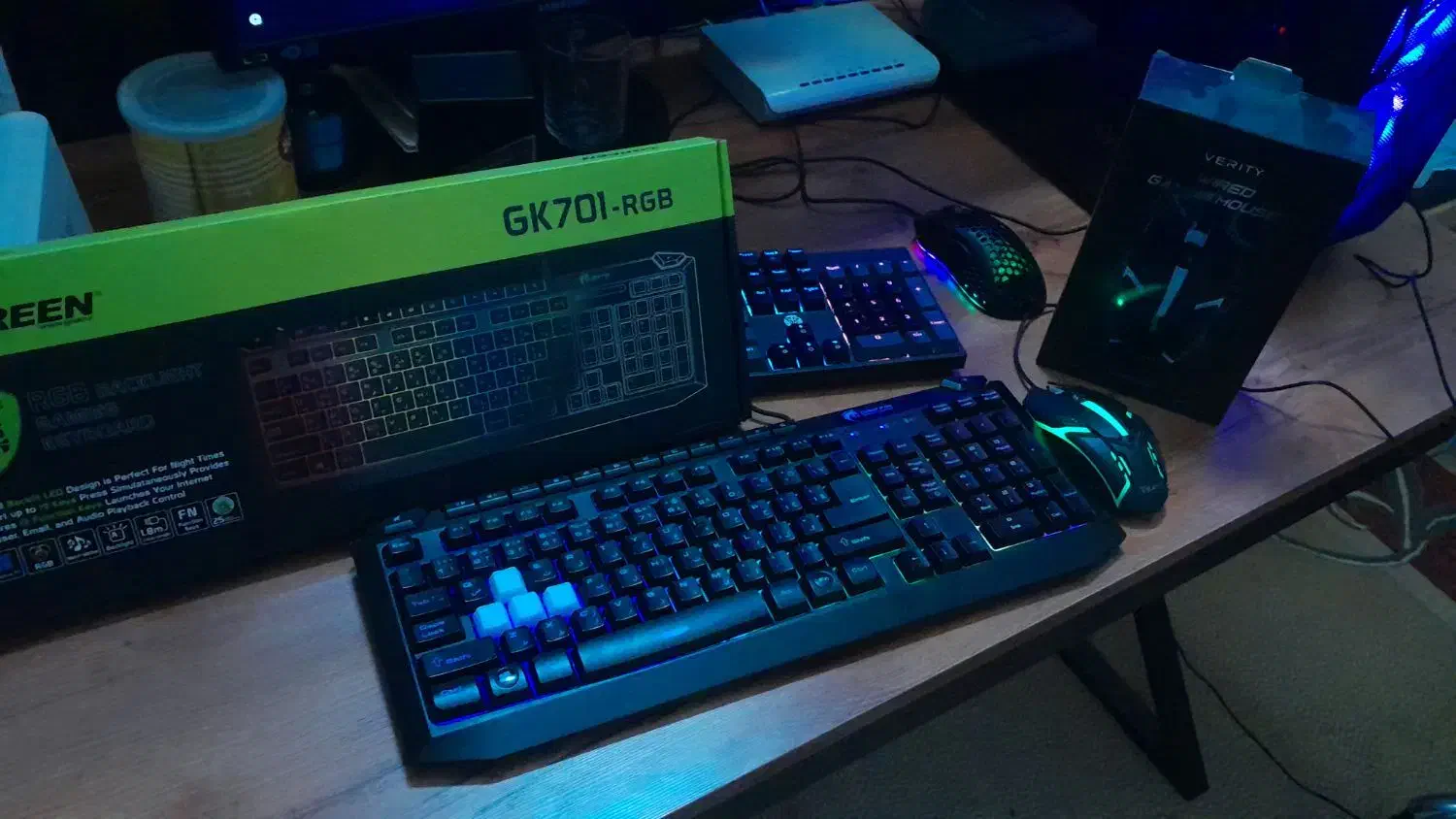 موس و کیبورد گیمینگ و مودم یوتل l443|قطعات و لوازم جانبی رایانه|مشهد, گلبرگ شمالی|دیوار