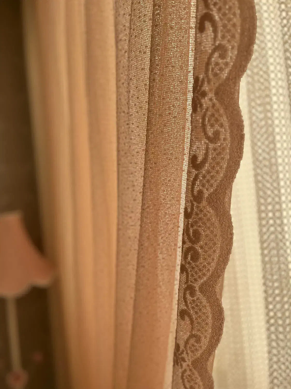 پرده تور نو خوش رنگ|پرده، رانر، رومیزی|شاهینشهر, عطار|دیوار