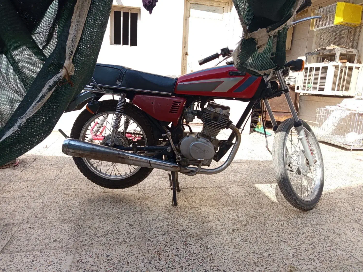 دینو کاوان ۱۲۵ مدل ۹۴ قرمز سنددار|موتورسیکلت|کارون, |دیوار