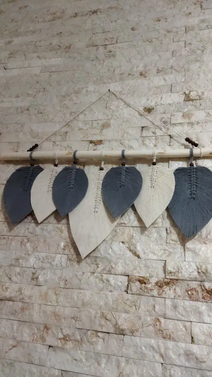 دیوارکوب مکرومه|صنایع دستی و سایر لوازم تزئینی|مشکیندشت, |دیوار