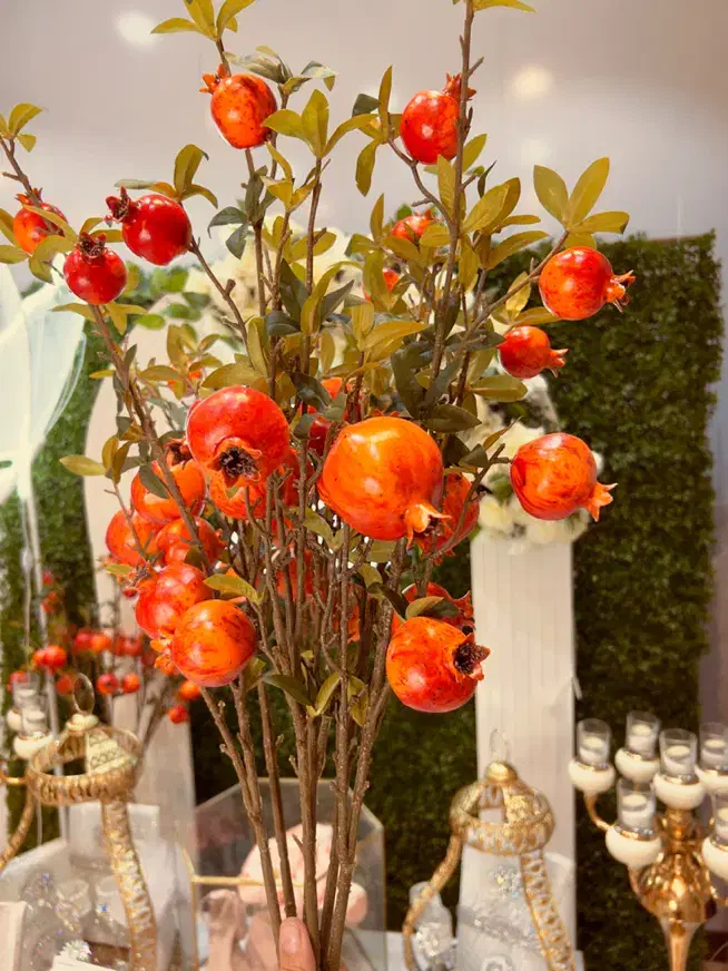 شاخه انار مصنوعی|گل مصنوعی|شیراز, وصال|دیوار