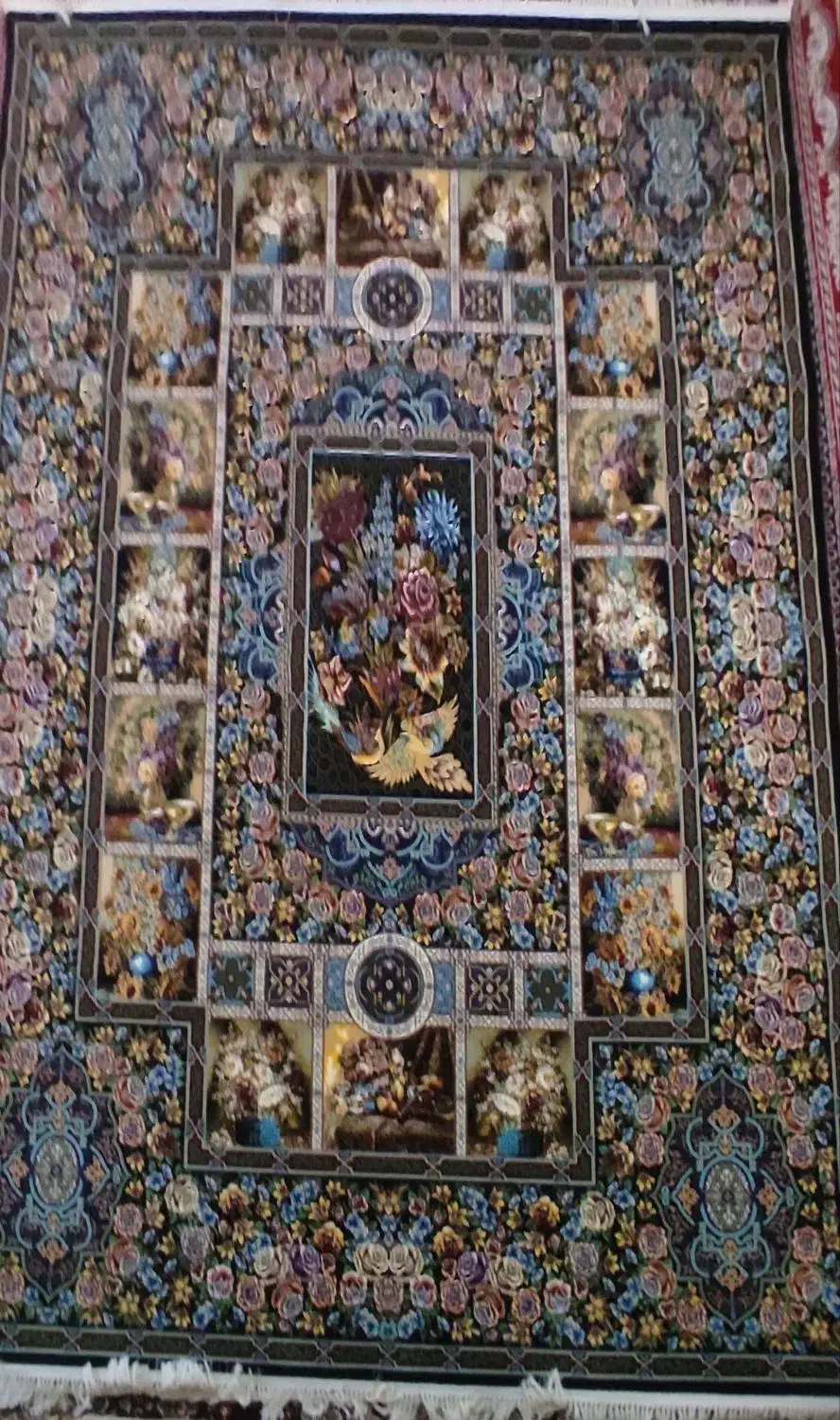 فرش ۹ متری|فرش|شال, |دیوار